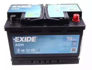 Акумулятор на Ауді А1  EXIDE EK700.